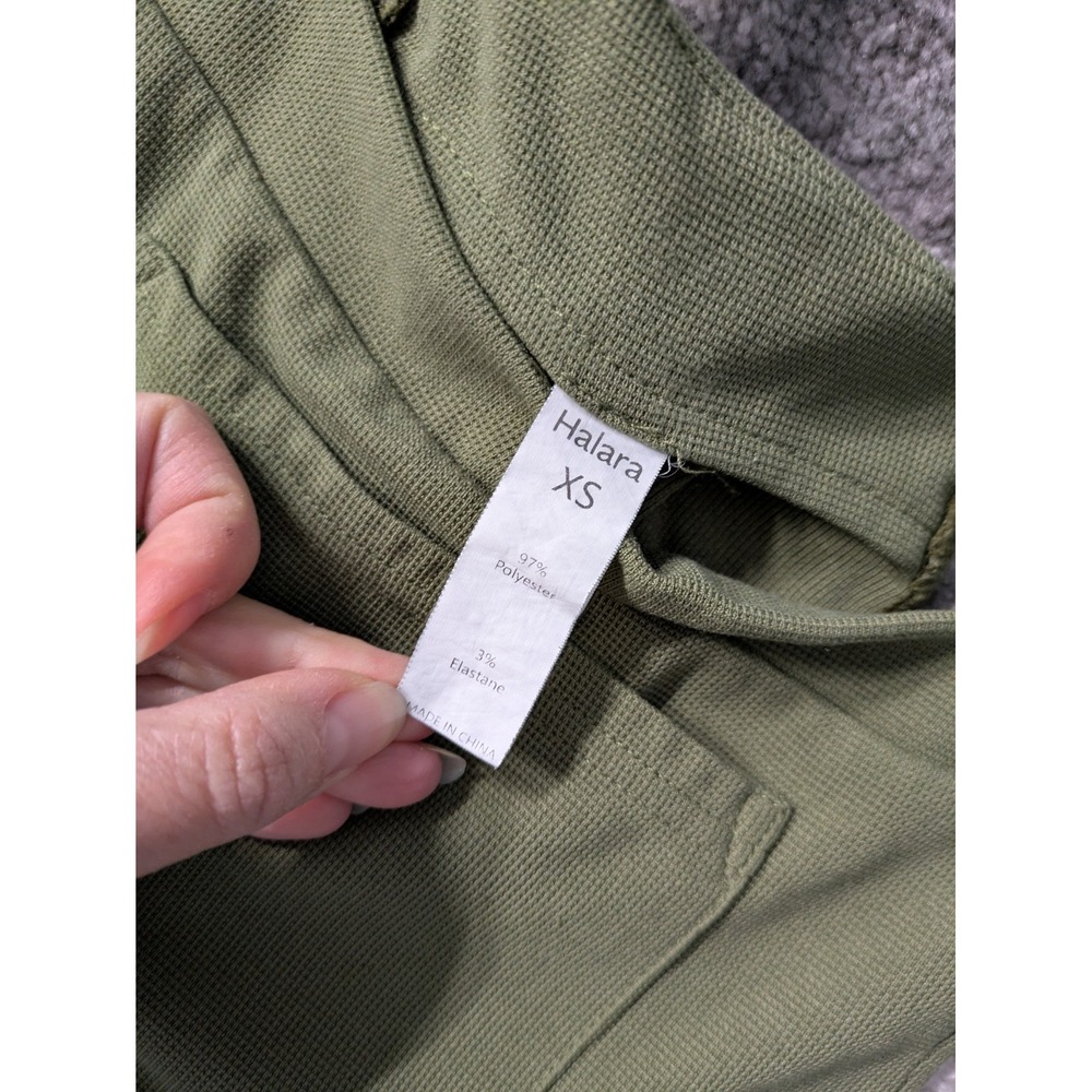 Halara Jumpsuit Overalls Size XL Green Jogger Leg Adjustable Waffle Knit‎ - Picture 4 of 7